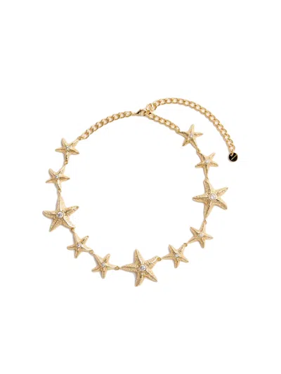 Self-portrait Mottled Gold Sea Star Necklace