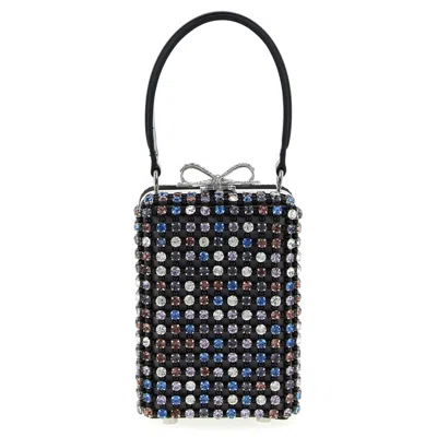 SELF-PORTRAIT SELF-PORTRAIT MULTI CRYSTAL CHAINMAIL HANDBAG