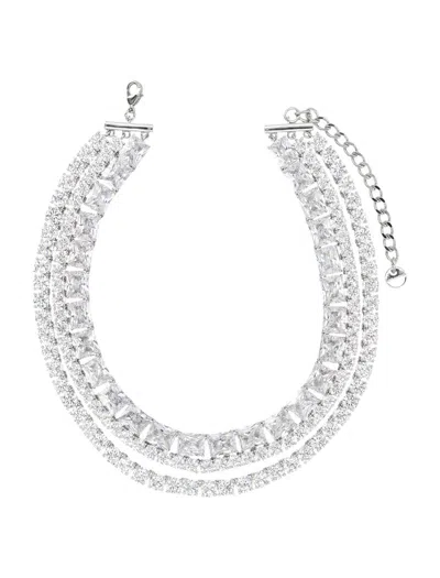 SELF-PORTRAIT SELF-PORTRAIT MULTI CRYSTAL CHOKER