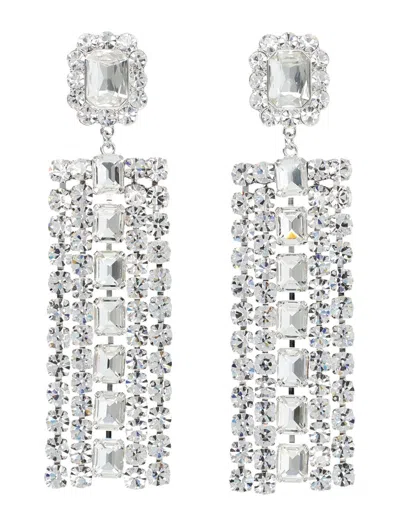 SELF-PORTRAIT SELF-PORTRAIT MULTI CRYSTAL DROPLET EARRINGS