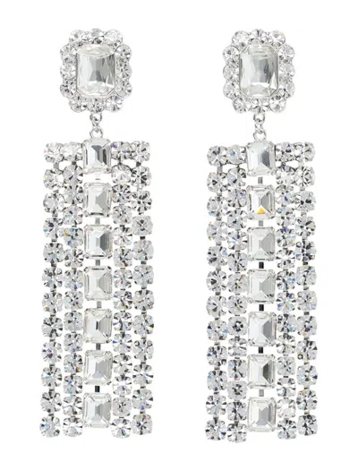 SELF-PORTRAIT SELF-PORTRAIT MULTI CRYSTAL DROPLET EARRINGS
