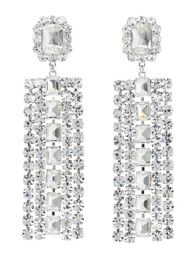 SELF-PORTRAIT SELF-PORTRAIT MULTI CRYSTAL DROPLET EARRINGS