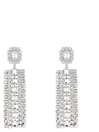SELF-PORTRAIT MULTI CRYSTAL DROPLET EARRINGS