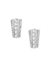 Self-portrait Women Multi-crystal Earrings In Metallic