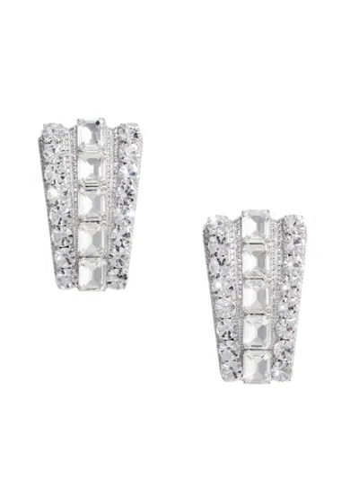 SELF-PORTRAIT MULTI-CRYSTAL EARRINGS