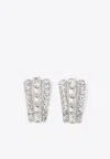 Self-portrait Multi Crystals Earrings