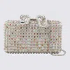 Self-portrait Multicolor Crystal Bag In Red