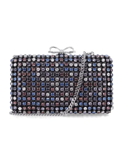Self-portrait Multicolor Crystal Clutch