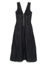 Self-portrait Indigo Denim Midi Dress