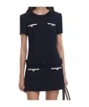 Self-portrait Textured Boucle Mini Dress