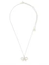 Self-portrait Necklace With Bow