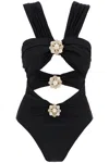 SELF-PORTRAIT ONE-PIECE SWIMSUIT WITH CUT-OUT AND