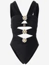 SELF-PORTRAIT ONE PIECE SWIMSUIT WITH PINS