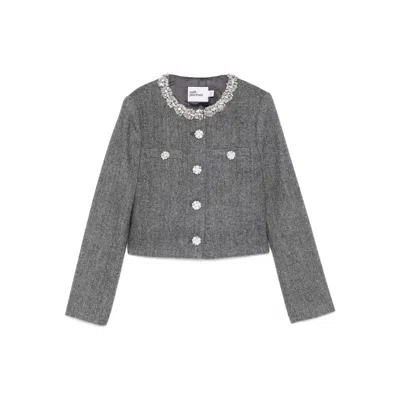 Self-portrait Outerwear In Gray