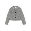 Self-portrait Wool Houndstooth Tailored Jacket Jackets Multicolor In Multi