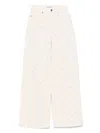 Self-portrait Jeans With Decoration In Bianco