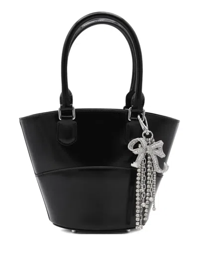 SELF-PORTRAIT PATENT BUCKET BAG