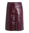 Self-portrait Patent Leather Mini Skirt