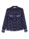 Self-portrait Patterned Chiffon Blouse