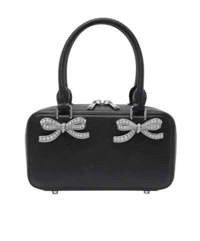 Self-portrait Patterned Tote Bag In Black