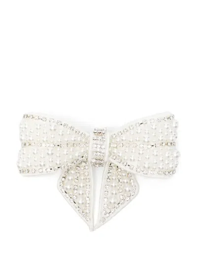 Self-portrait Pearl-embellished Hair Clip