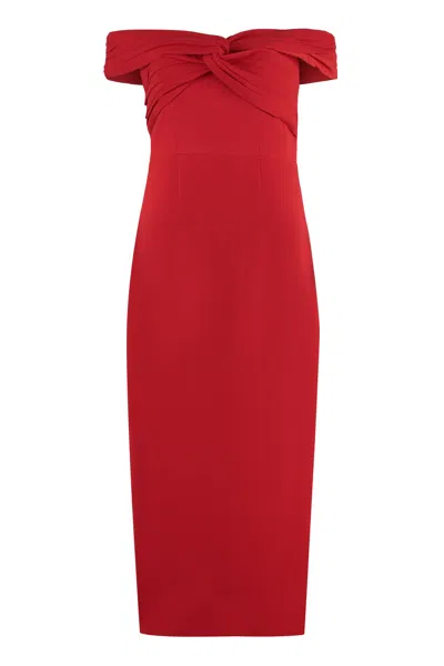 SELF-PORTRAIT PENCIL DRESS
