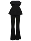 Self-portrait Peplum Top Dress With Flared Pants