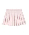 Self-portrait Pink Bow Boucle Skirt In Pink