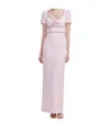 Self-portrait Crystal-embellished Rose Maxi Dress In Pink