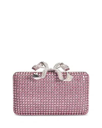 Self-portrait Pink Crystal Box Clutch