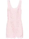 Self-portrait Guipure-lace Sleeveless Minidress