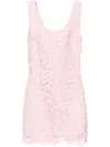 Self-portrait Guipure-lace Sleeveless Minidress