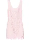 Self-portrait Guipure-lace Sleeveless Minidress