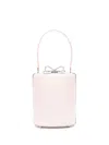Self-portrait Self Portrait Leather Bucket Bag In Pink