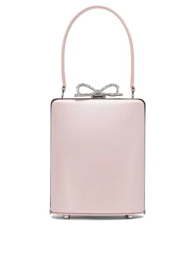 Self-portrait 'pink Leather Mini Bow' Handbag