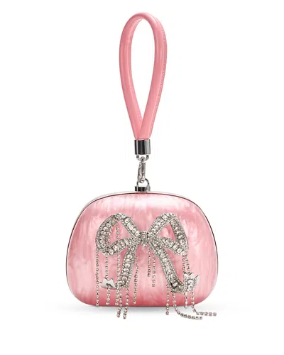 Self-portrait Pearl Top Handle Clutch - Self Portrait - Synthetic - Pink