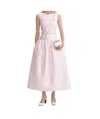 Self-portrait Taffeta Tailored Midi Dress