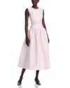 Self-portrait Taffeta Tailored Midi Dress