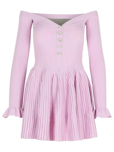 Self-portrait Pink Viscose Blend Dress