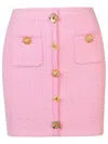 Self-portrait Self Portrait Pink Viscose Blend Skirt Women