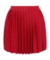 Self-portrait Pleated Knit Mini Skirt