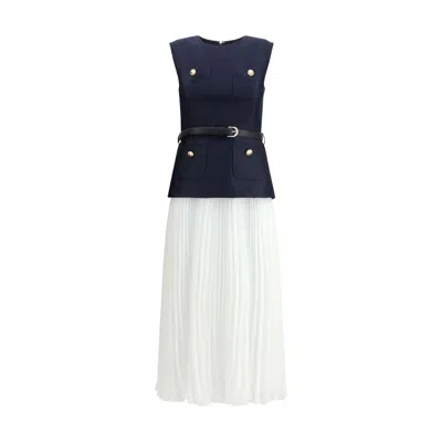 Self-portrait Pleated Midi Dress