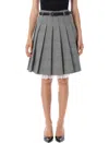 Self-portrait Prince Of Wales Check Pleated Midi Skirt