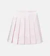 Self-portrait Self Portrait Women's Pleated Satin Mini Skirt In Pink