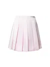 Self-portrait Self Portrait Women's Pleated Satin Mini Skirt In Pink