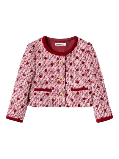 SELF-PORTRAIT POLKA-DOT TWEED JACKET