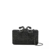 Self-portrait Self Portrait Black Crystal Box Clutch