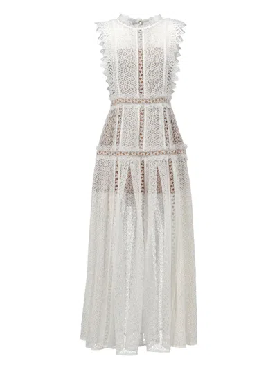 Pre-owned Self-portrait  Lace Maxi Dress
