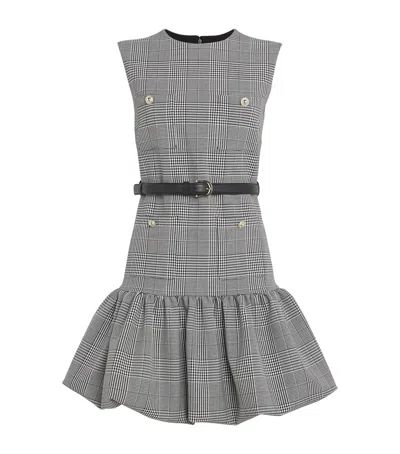 SELF-PORTRAIT PRINCE OF WALES CHECK MINI DRESS