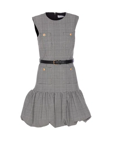SELF-PORTRAIT PRINCE OF WALES CHECK MINI DRESS